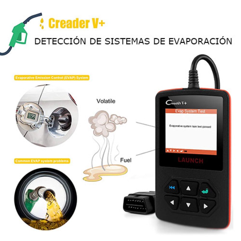 Escáner Automotriz Launch Creader V+ plus