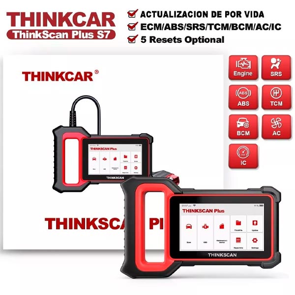 ESCANER AUTOMOTRIZ THINKSCAN S5 PLUS – 8000RMPTools