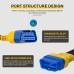 Cable de extensión OBD2 de 30 cm flexible Autool