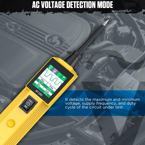 Probador de Sistema Eléctrico Power Probe Autool BT260